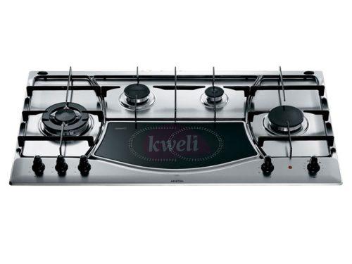 Ariston Built-in Hob PH941MSTVIX – 90cm, 4 Gas and 1 Ceramic Electric Hob Built-in Hobs