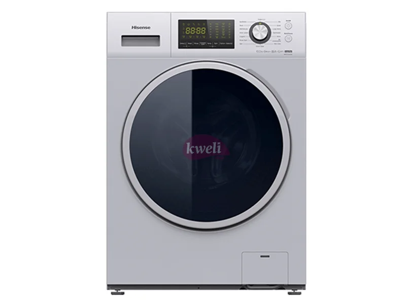 Hisense 10kg Automatic Front Load Washing Machine WFBJ1014VS plus Pause and Add