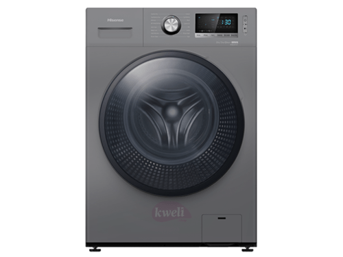 Hisense 8kg/5kg Washer Dryer WDBL8012T; 16 programs, quick wash, wash and dry Washer Dryers front load washing machine