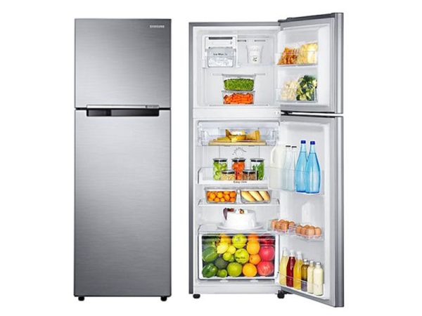 Samsung 260-liter Refrigerator RT26HAR2DSA - Double Door, Top Freezer, Frost-free, Built-in Stablizer, Inox
