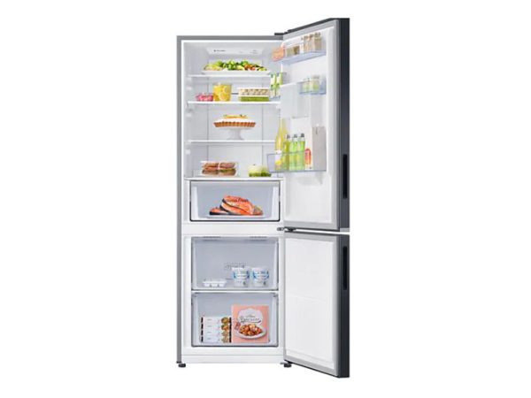 Samsung 370-liter Refrigerator with Dispenser RB37N4160B1 - Double Door Fridge, Bottom Mount Freezer, Frost Free