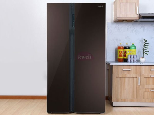 Samsung 538-liter Side By Side Refrigerator RS552NRUA9M – Twin Cooling Plus, Frost Free, Wine Mirror Glass Refrigerators 3