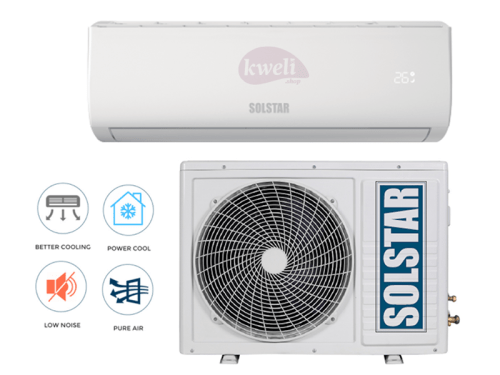 Solstar 18000 BTU Wall Split Air Conditioner, R410a – ASI/ASU 18TG-ASS; Free Copper Pipe Solstar Air Conditioners - A/Cs