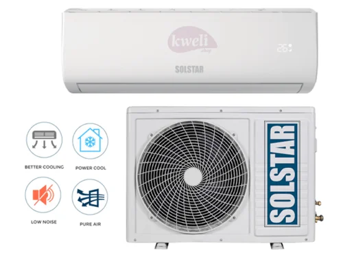 Solstar 24000 BTU Wall Split Air Conditioner, R410a – ASI/ASU 24TG-AS; Free Copper Pipe Solstar Air Conditioners - A/Cs