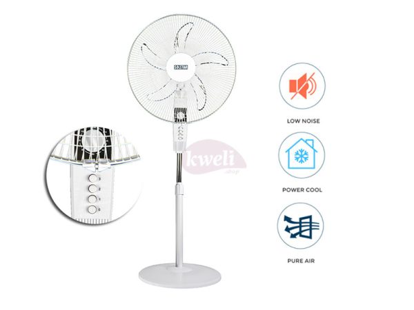 Solstar Stand Fan with Timer 18cm FSR 1848U-WH SS; low noise, free-standing fan Free-standing fans 3