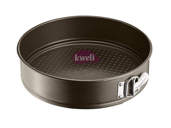 Tefal EasyGrip Round Springform Carbon Steel Cake Pan with Lock 27cm, Gold  – J1626345 Oven Dishes 2