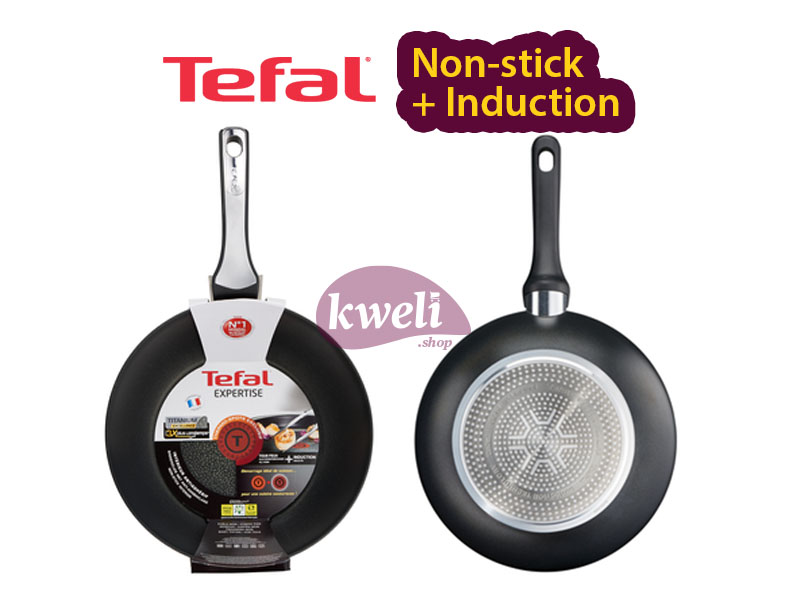 Tefal Expetise Wokpan 28cm C6201972, Extra Durable Black; Gas, Electric and Induction Wokpan Pots and Pans Fry pan 3