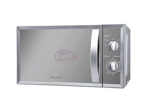 Hisense 20-litre Microwave H20MOMMI – 700 watts microwave power, Mirror Glass finish, 5 power levels setting, Durable door designc Hisense Microwave 2
