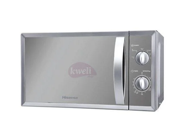 Hisense 20-litre Microwave H20MOMMI - 700 watts microwave power, Mirror Glass finish, 5 power levels setting, Durable door design