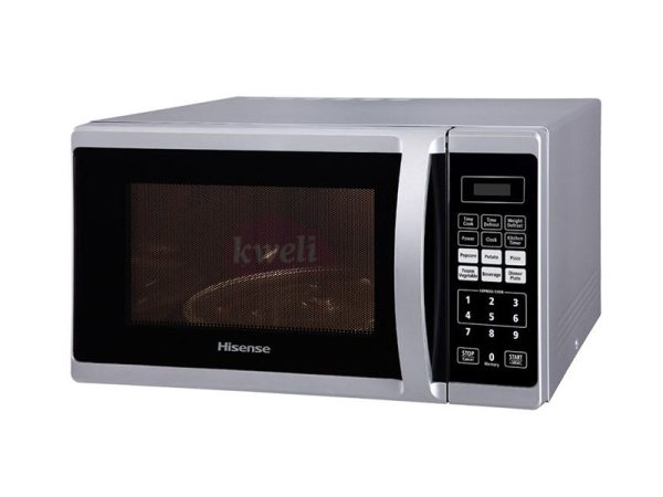 Hisense 28-liter Microwave H28MOMME; 900 watts, 6 auto menus, defrost, 10 power levels setting Hisense Microwave 3