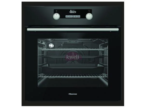 Hisense Built-in Multifunction Oven BSA5221ABUK with Even Bake & Steam Add, 71 litre, Digital Display, Black Colour Built-in Ovens Hisense Built-in Multifunction Oven BSA5221ABUK with Even Bake & Steam Add, 71 litre, Digital Display, Black Colour Built-in Ovens