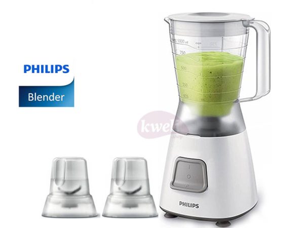 Philips Juice Blender with 2 Mills – HR2058, 1.25L, 450-watts (white) Blenders Blenders 3