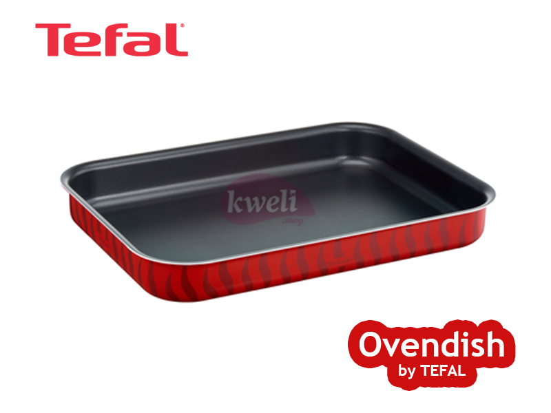 TEFAL Ovendish 24x31cm – J1324782;  Rectangular Les Specialistes ROASTER PTFE Ovendish Oven Dishes 2