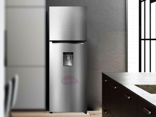 Hisense 419-liter Refrigerator with Water Dispenser RT419N4WCU; Double Door, Frost Free Top Mount Freezer Refrigerators