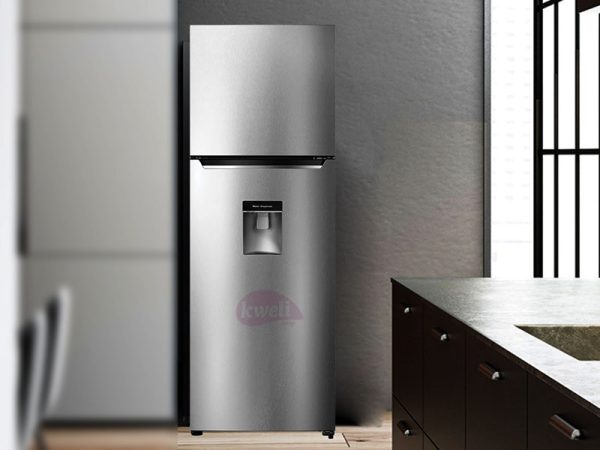 Hisense 419-liter Refrigerator with Water Dispenser RT419N4WCU; Double Door, Frost Free Top Mount Freezer