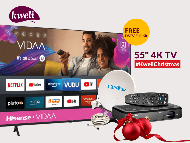 Hisense 55 inch TV with DSTV Kweli Christmas -