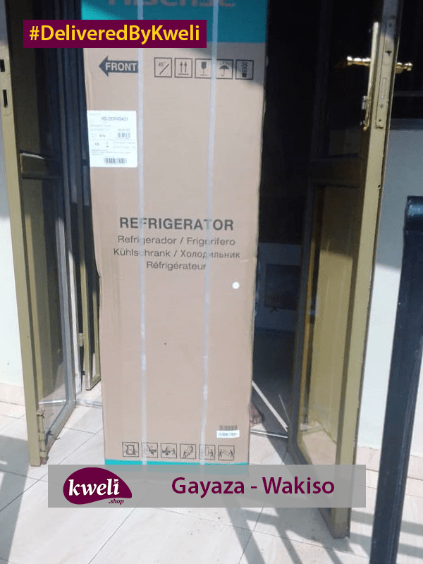 Deliveries | Kweli.shop 22 Hisense Fridge Delivered in Gayaza DeliveredByKweli