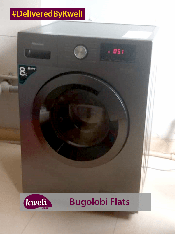 Deliveries | Kweli.shop 8 Hisense Washing Machine Delivered at Bugolobi Flats DeliveredByKweli