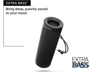 Sony EXTRA BASS Wireless Portable Speaker IP67 Waterproof BLUETOOTH and Built In Mic for Phone Calls, Black – SRS-XB23 Bluetooth Speakers