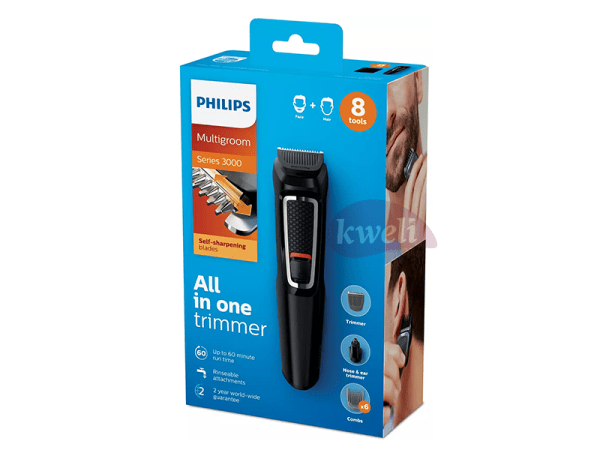Philips Multigroom series 3000 8-in-1 Trimmer, Face and Hair MG3730/13 Trimmers Shaver 3