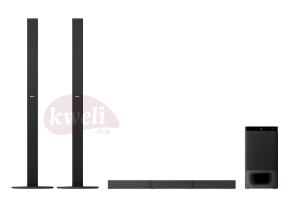 Sony 5.1ch Home Cinema Soundbar System with Bluetooth, 2 Tallboy Speakers,1000 watts, Dolby® Digital Audio, DTS Surround Sound | HT-S700RF SoundBars 5
