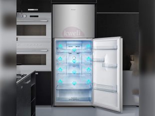 Hisense 488-liter Refrigerator RT488N4ASU; Double Door Fridge, Frost Free Top Mount Freezer Refrigerators