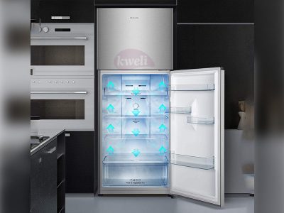 Hisense 488-liter Refrigerator RT488N4ASU; Double Door Fridge, Frost Free Top Mount Freezer Double Door Fridges 13