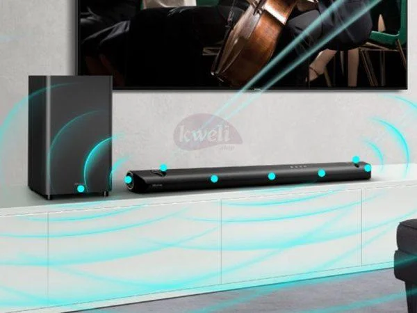 Hisense 5.1.2Ch Soundbar with Dolby Atmos HS512 - 500 watts, Bluetooth, DOLBY Audio