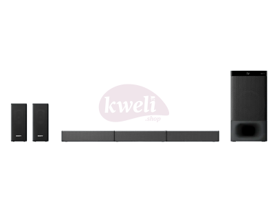 Sony 5.1ch Home Cinema Soundbar System with Bluetooth®, Rear Speakers, External Subwoofer, HDMI, USB, 1000 watts – HTS500 SoundBars 6