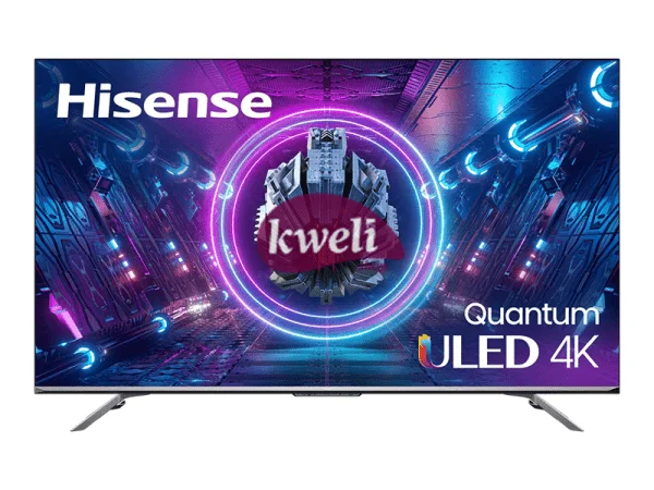 Hisense 55 inch 4K ULED Smart TV 55U7H; Frameless Quantum Dot Colour, Dolby Atmos, Vidaa Smart TV, Bluetooth 4K UHD TVs