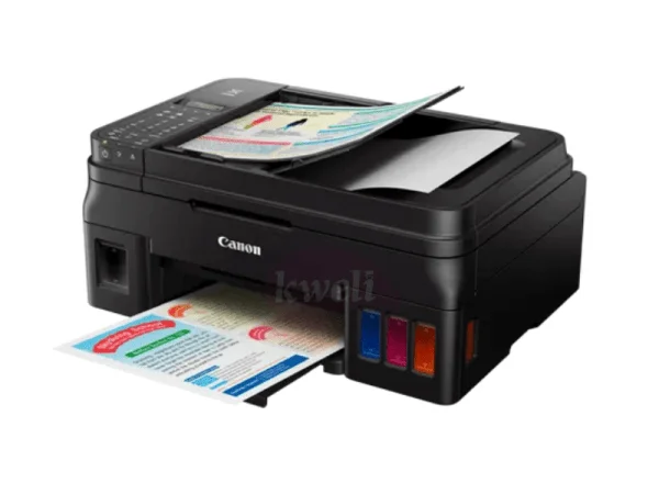 Canon Pixma G4400 4-in-1 High Yield Printer; Print, Copy, Scan, Fax, Wi-Fi + Cloud Link Printers Canon Pixma G4400 4-in-1 High Yield Printer; Print, Copy, Scan, Fax, Wi-Fi + Cloud Link Printers