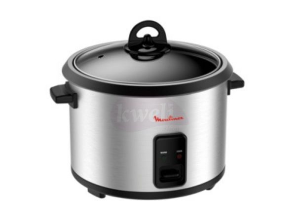 Moulinex 1.8-liter Rice cooker MK123; 10 cups, Steam Basket, Non-stick Bowl