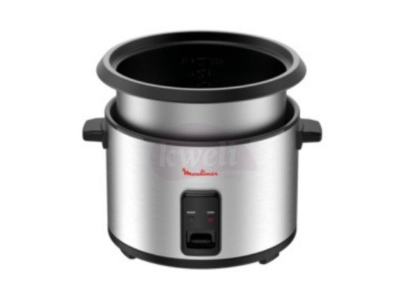 Moulinex 1.8-liter Rice cooker MK123; 10 cups, Steam Basket, Non-stick Bowl Rice Cookers Rice Cooker