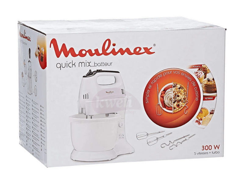 Moulinex Stand Mixer with 3.5-liter bowl – HM311127; Bowl Mixer, 300watts Cake Mixers Egg Mixer 2