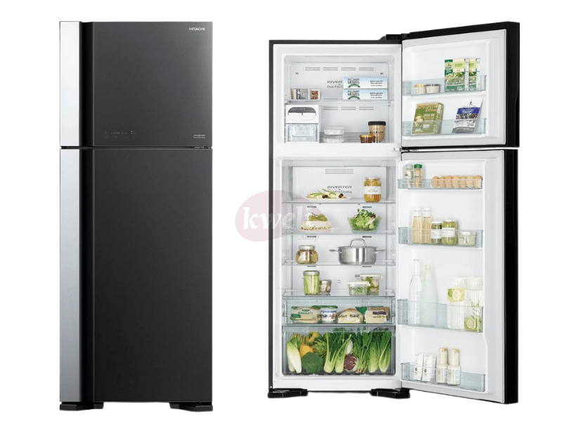 Hitachi 460 litre Refrigerator RVG540 frost free top mount freezer double doors -