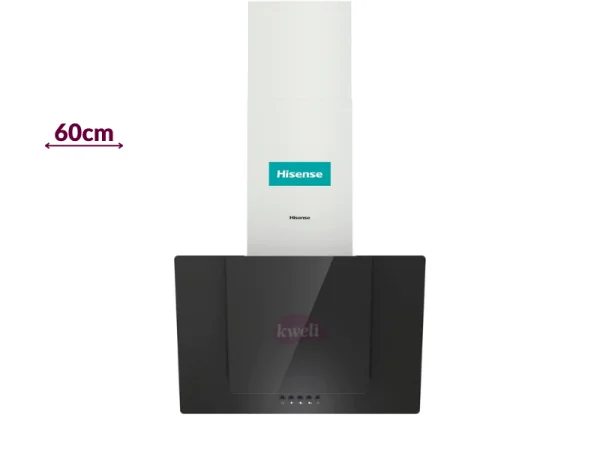 Hisense Decorative Cooker Hood 60cm – CH6IN6BXBG; LED Lighting Aluminium Filter Easy Care Chimney Hoods