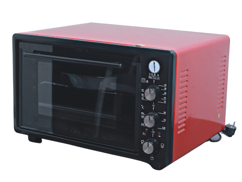 IQRA 45-liter Mini Electric Oven with Rotisserie IQ-EO450-BGT, Red/Black Electric Ovens Electric Ovens 2