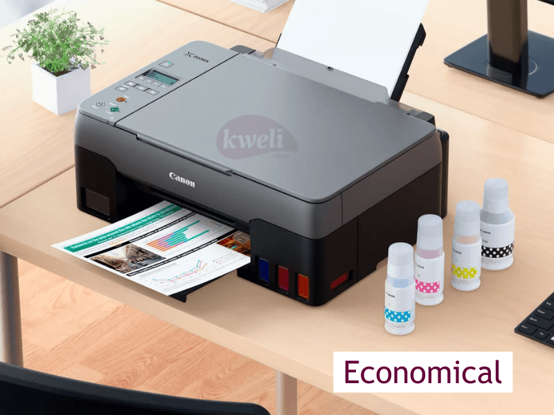 Canon High Yield Printer G2420; Economical Colour Printer with Copy & Scan – 12,000/7,700 pages Printers