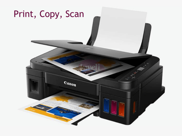 Canon High Yield Printer G2411; Colour Print, Copy, Scan – 6,000 – 7,000 pages per inc Bottle Printers 3