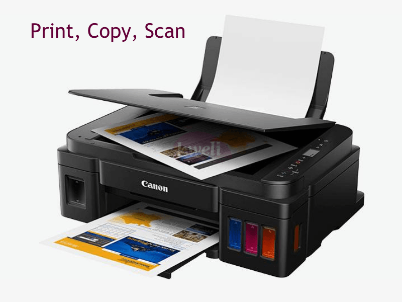 Canon High Yield Printer G2411; Colour Print, Copy, Scan – 6,000 – 7,000 pages per inc Bottle Printers 2