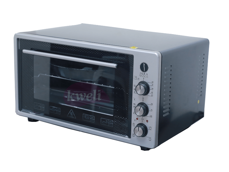 IQRA 45 Litre Mini Electric Oven with Rotisserie IQ-EO450-BGT, Gray/Black Electric Ovens Electric Ovens