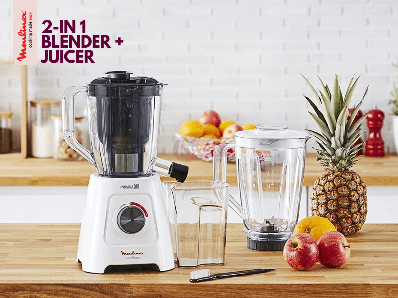 Moulinex 2 in 1 Blender and Juice Extractor 1 -
