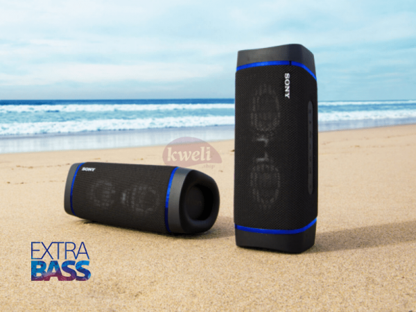 Sony EXTRA BASS Wireless Portable Speaker SRS-XB33 - IP67 Waterproof Bluetooth Speaker, Hands-free Calling