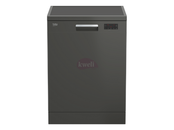Beko 14 Place Freestanding Dishwasher DFN16430G, Black – Electronic Control with LED, A+++ Energy Rating Dishwashers 6