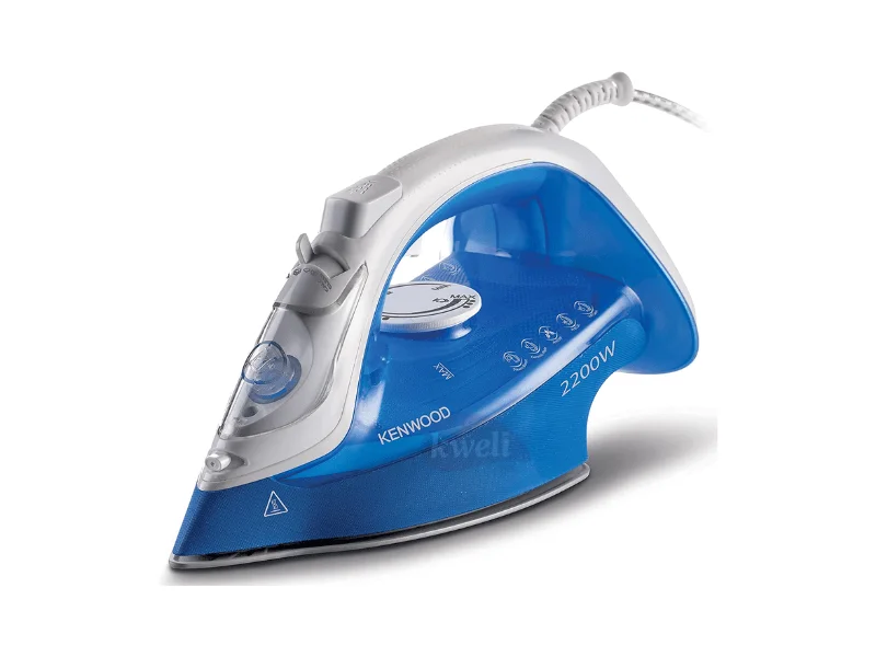 Buy Genuine Kenwod Steam Iron With Ceramic Soleplate STP60 Blue Non stick Flat Iron 2200 Watts In Uganda FREE Delivery Pay In Installments Cash On Delivery 1 Year Warranty