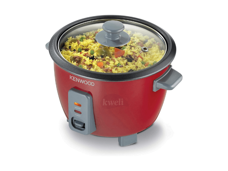 Kenwood 1.8-liter Rice Cooker with Steamer RCM44, Red, 650 watts Rice Cookers Rice Cooker 4