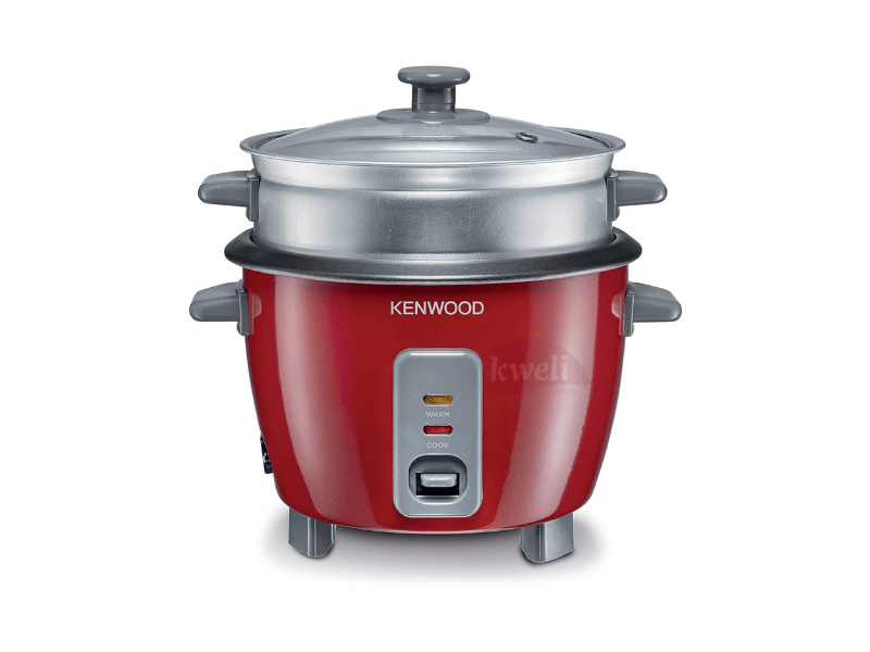 Kenwood 0.6-liter Rice Cooker with Steamer RCM30, Red, 350 watts Rice Cookers Rice Cooker 4