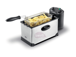 Kenwood 3-liter Deep Fryer DFM50; 2000 watts, Stainless Steel Lid, Silver Deep Fryer