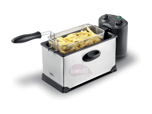 Kenwood 3-liter Deep Fryer DFM50; 2000 watts, Stainless Steel Lid, Silver Deep Fryer