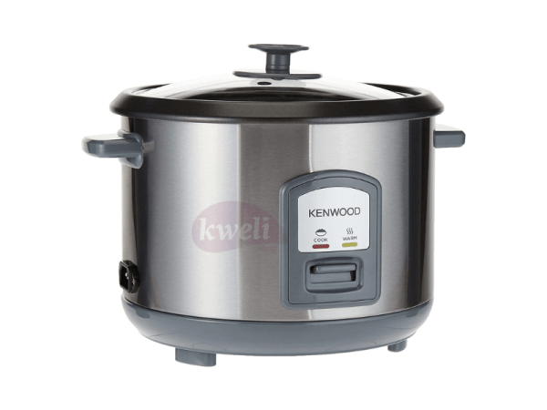 Kenwood 1.8-litre Rice Cooker RCM45; 10 Cups, Steamer, 700 watts, Silver